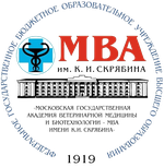 Логотип Московской государственной академии ветеринарной медицины и биотехнологии – МВА имени К.И. Скрябина